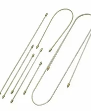 131-698-700 STEEL BRAKE LINE KIT, TYPE 1 1969-1977 (8 PCS) EMPI 98-6993-B