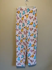 Bobbie Brooks Sleepwear women S fleece pant multicolor Llama print elastic waist