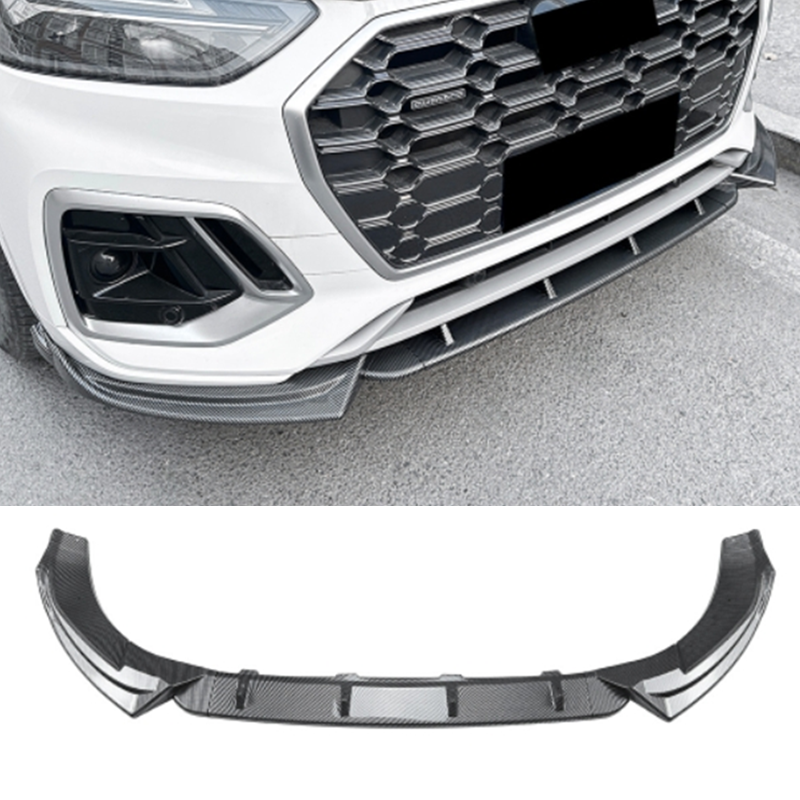 Spoiler Anteriore In ABS Per Audi Q5 SUV 2023-2025, Splitter Paraurti, Stile Carbon Fiber Rosso