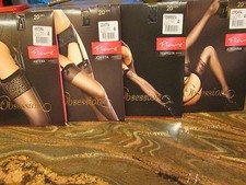 LOTE DE 4 PARES DE MEDIAS LIGUERAS FIORE NEGRAS 3 TALLAS JOVITTA TEMPESTA JORDANA ANTERA