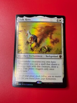 1 FOLIE FOLK HELD - Commander - MTG - NM - Magic the Gathering