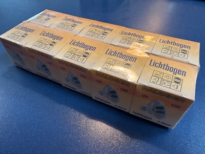 10X HALOGEN REFLEKTOR LAMPE 10W 12V  G4 35mm Halogenlampe 20° Dimmbar MR11