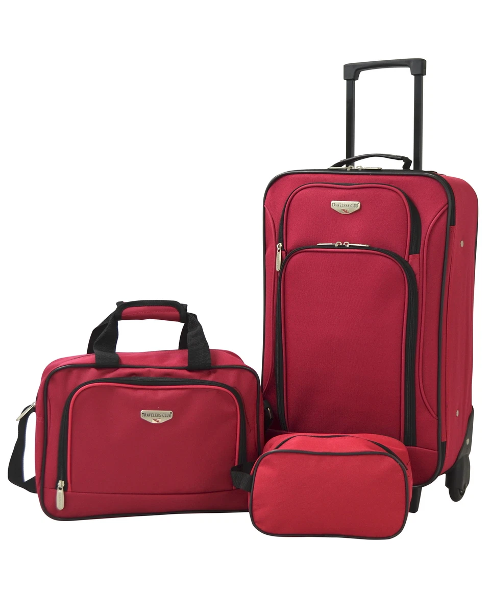 Carry-on Value Luggage Set W/ 10 Travel Kit ＆ Suitcases Rolling Business 3  Pcs | eBay