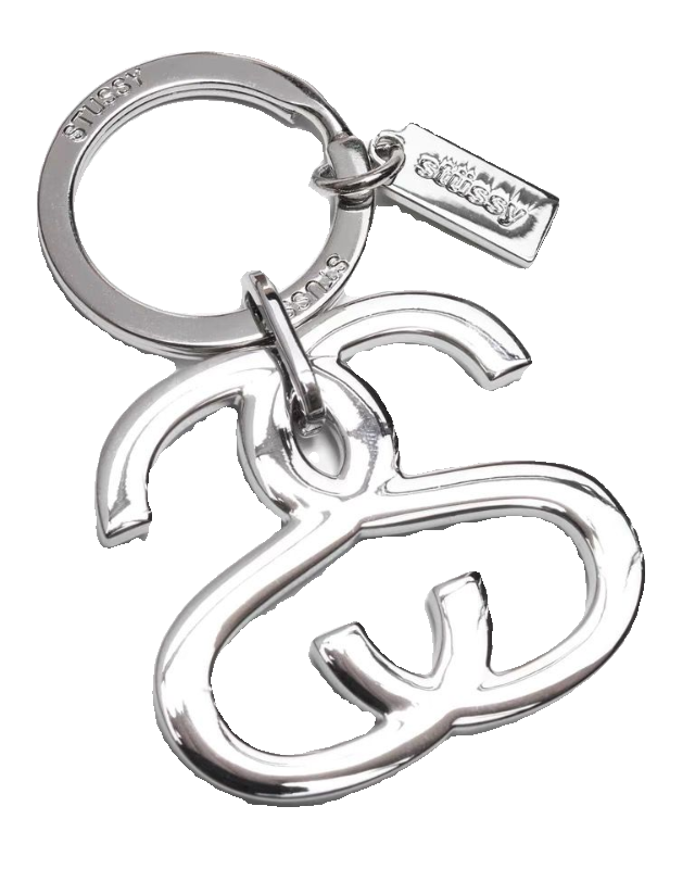 Stussy Ss Link Metal Keychain Fashion Car Key Creative Bag Stussy Ss Link Metal Keychain Fashion Car Key Creative Bag