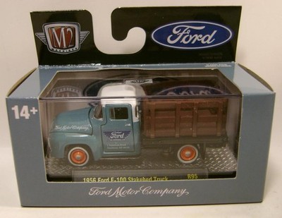 1956 '56 FORD F-100 STAKEBED TRUCK R95 M2 MACHINES DIECAST 2024