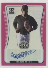 2020 Leaf Metal Draft Pink Rainbow 15/20 Wilderd Patino #BA-WP1 Auto 1u6