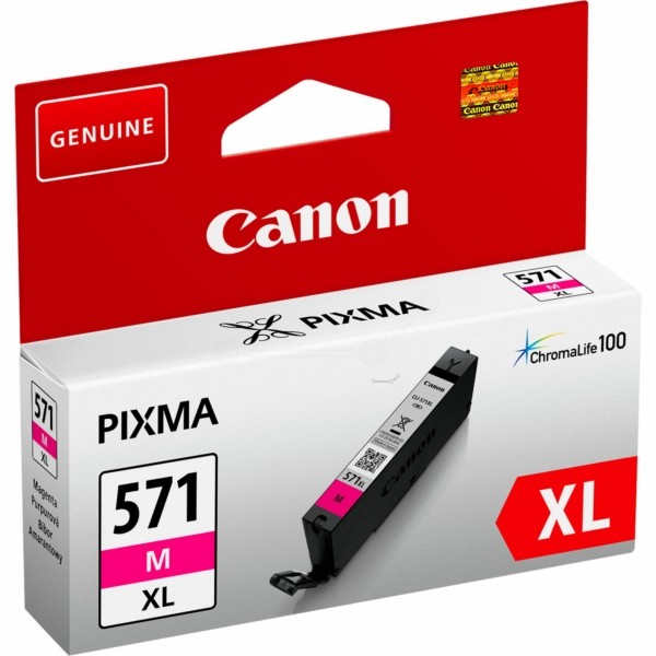 Original Canon CLI-571 Mxl 0333C001 0333C004 Tinte Magenta-image