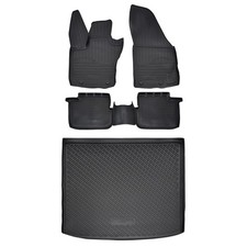 Gummimatten + Kofferraumwanne Set Passend Für Fiat Tipo Kombi Ab 2015