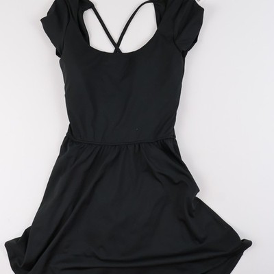 Gilly Hicks Active Dress Built-In Shorts Black Solid Small NWT MSRP 60