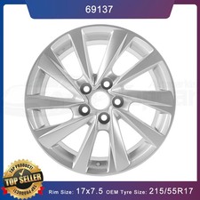 17" Silver Wheel For Toyota Camry 2021-2024 OE Alloy Wheel Replacement Rim 69137