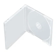 Shatter Proof PP Jewel Case, 10.4 mm Standard Single Disc Clear CD Jewel Case...