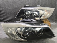 Bmw 3 Series E90 E91 Xenon Hid Headlights Head Lights Lamp 1 Pairs 2005-08 Oem