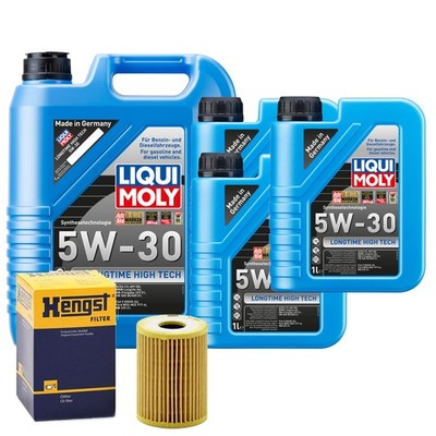 Motoröl 5W30 LIQUI MOLY Longtime Hightech 8L+HENGST Ölfilter
