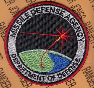 USAF Air Force Department of Defense DOD Missle Defense Agency MDA ~3.75'' patch