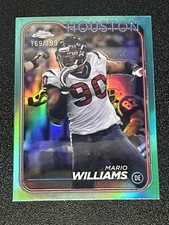 2024 Topps Chrome #84 Mario Williams Aqua Refractor #/199