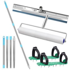 Rullo di sfiato 50 cm rivestimento pavimento set rullo spinato rastrello set pittura unghie