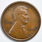 1909 VDB Lincoln Wheat Penny Cent AU - Almost Uncirculated