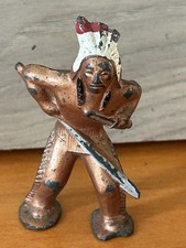 Indian figurine lead soldier warrior BARCLAY MANOIL DIME STORE INDIAN CHIEF