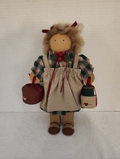 1986 Ladie And Friends Inc Lizzie High Wood Doll Collectible Decor Vintage