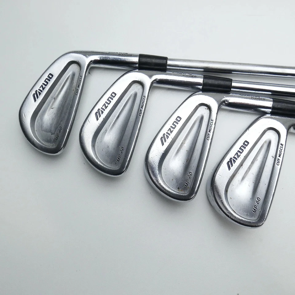 Used Mizuno MP-60 Iron Set / 3 - 9 IRON / Stiff Flex - Image 4 of 4