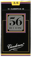 Vandoren CR5035 Bb Clarinet 56 Rue Lepic Reeds Strength 3.5; Box of 10