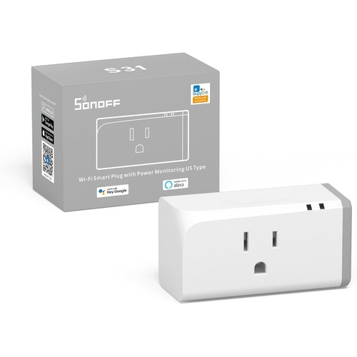SONOFF S31 Smart Plug Socket Home Switch Timer WIFI APP Control Power monitoring