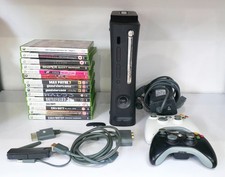 Xbox 360 Elite Console bundle Black PAL 120GB  + 2 Controllers + 15 GAMES + wifi