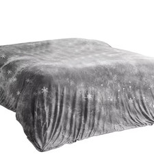 Grey Cooling Throw Blanket for Hot Sleepers, Full Size 60X90 Lightweight Summer