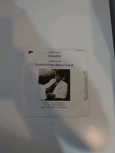 MICHAEL JACKSON - BEAT IT 12" TA 3258 EPIC 1983 VG/VG SINGLE Foto 2 de 3