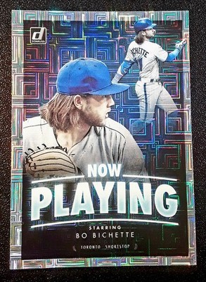 2020 Panini Donruss - Now Playing Bo Bichette #NP-5 Vector (RC)