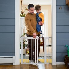 Safety 1st Pressure Mounted Baby Gates for Doorways with SecureTech, Baby Gate w