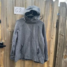 Lululemon Women's Gray Full Zip Hoodie Sweatshirt Size 10