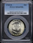 1948-D 50C Franklin Half Dollar PCGS MS64FBL