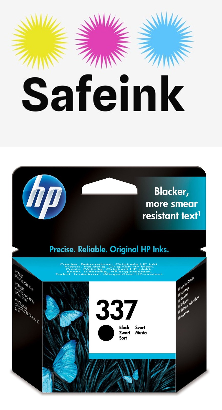 HP 337 Black Original Ink Cartridge - C9364EE