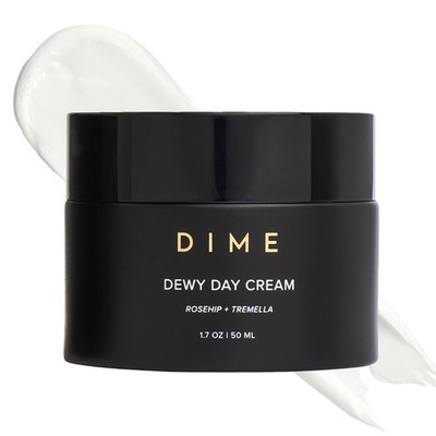 DIME Beauty Dewy Day Cream, Morning Face Moisturizer with Rosehip Oil and Tremel