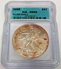 2005 American Silver Eagle ICG MS69
