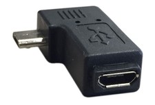 Micro USB-B Male to Micro USB-B Female RIGHT Angle Adapter