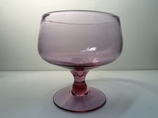 Mid Century Modern Blenko Art Glass Rose Bowl. 629 M   