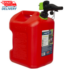 5 Gallon Gas Can Smartcontrol Enhance Fuel Gasoline Container L G, Color Red