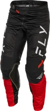 FLY RACING KINETIC MESH CENTER PANTS BLACK/WHITE/RED SIZE 34 MX BMX ATV MOTOCROS