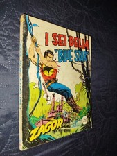 ZAGOR SCRITTA ROSSA Ristampa nr. 69 lire 350 sufficiente I SEI DELLA BLUE STAR