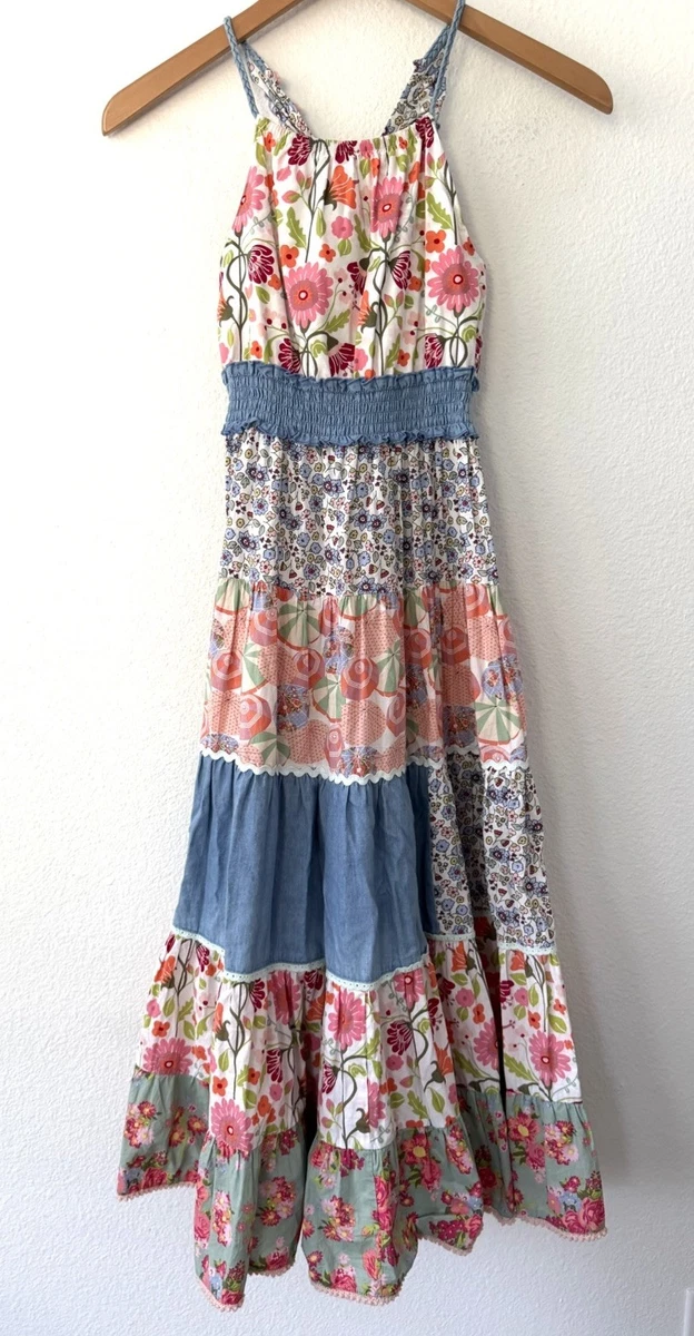 matilda jane green maxi dress Matilda Jane Sweet Trip Maxi Dress Size 6 New In Bag Girls Lemons Easter Spring