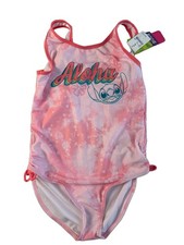 New With Tags Girls Size Large 10-12 Disney Stitch Bathing Swim Suit
