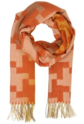 Peter Hahn Schal Damen Tuch Strickschal Loop Orange #fx9jxu7