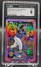 2023 Topps Chrome Logofractor #50 Vladimir Guerrero Jr. Pink /199 CGC 9