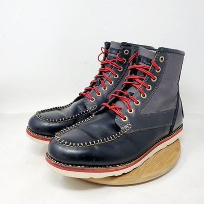Timberland Abington Haley Boots Mens 9.5 W WIDE Leather Lace Up