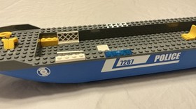 LEGO City Police Patrol Boat 7287 Large Blue Boat Hull with Stickers