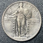 1920-p Standing Liberty Quarter 25c Almost Uncirculated AU Details