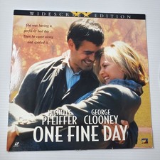 One Fine Day Widescreen Edition Laserdisc George Clooney And Michelle Pfeiffer