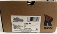 Runnex S1PS-Damen-Sicherheitshalbschuhe viole...